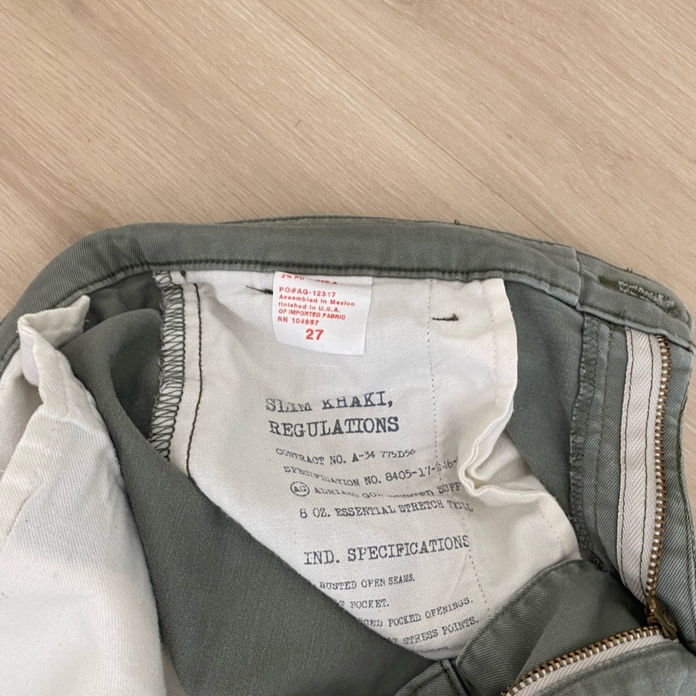 AG denim brand Chino pants - size 27